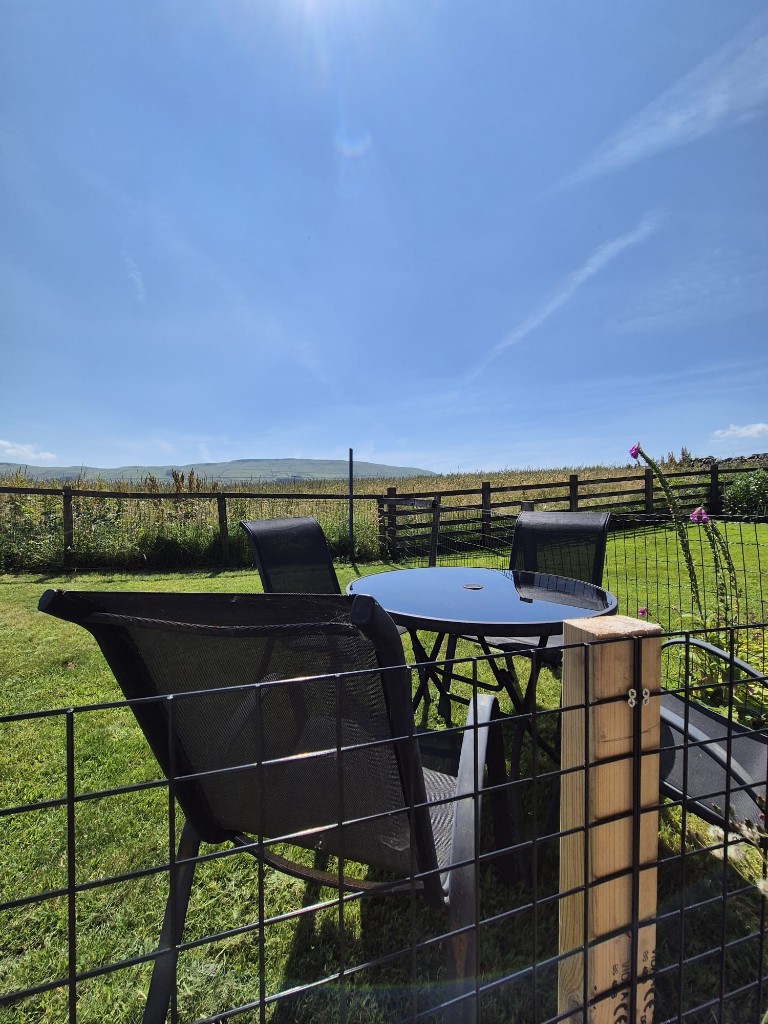 Garden views over the Yorkshire Dales