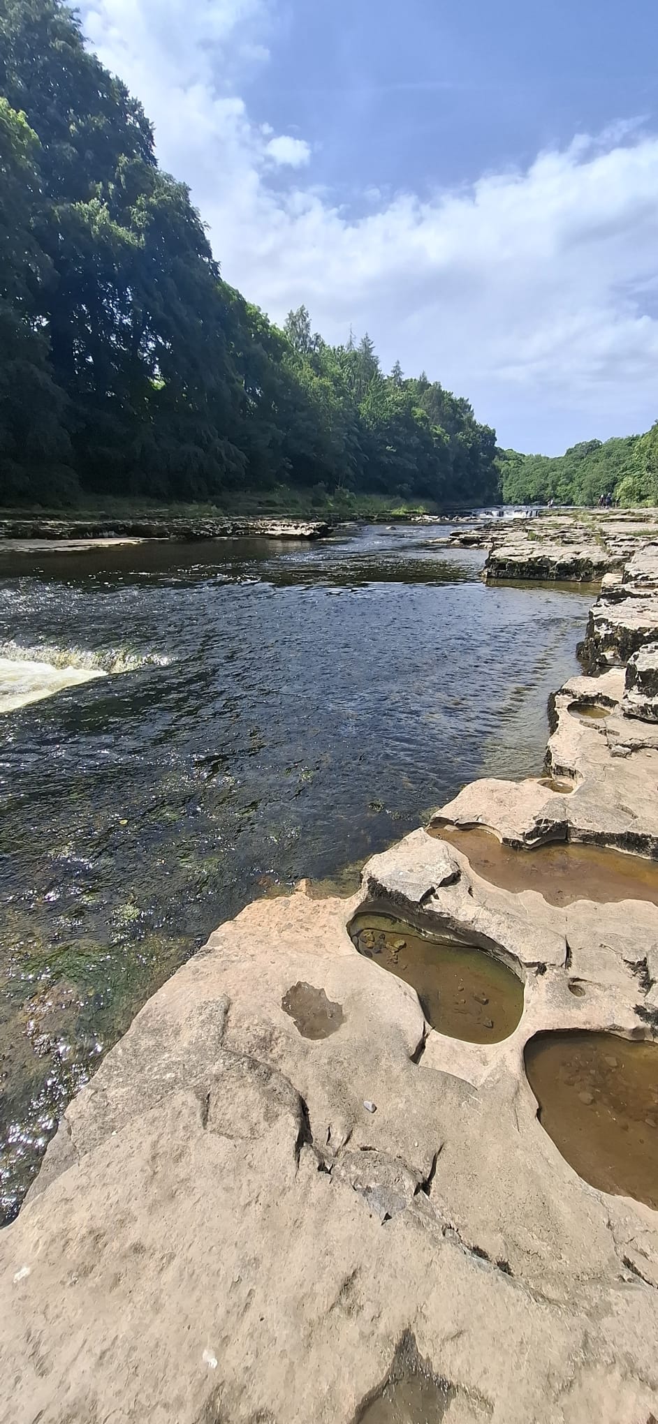 Aysgarth Falls river view