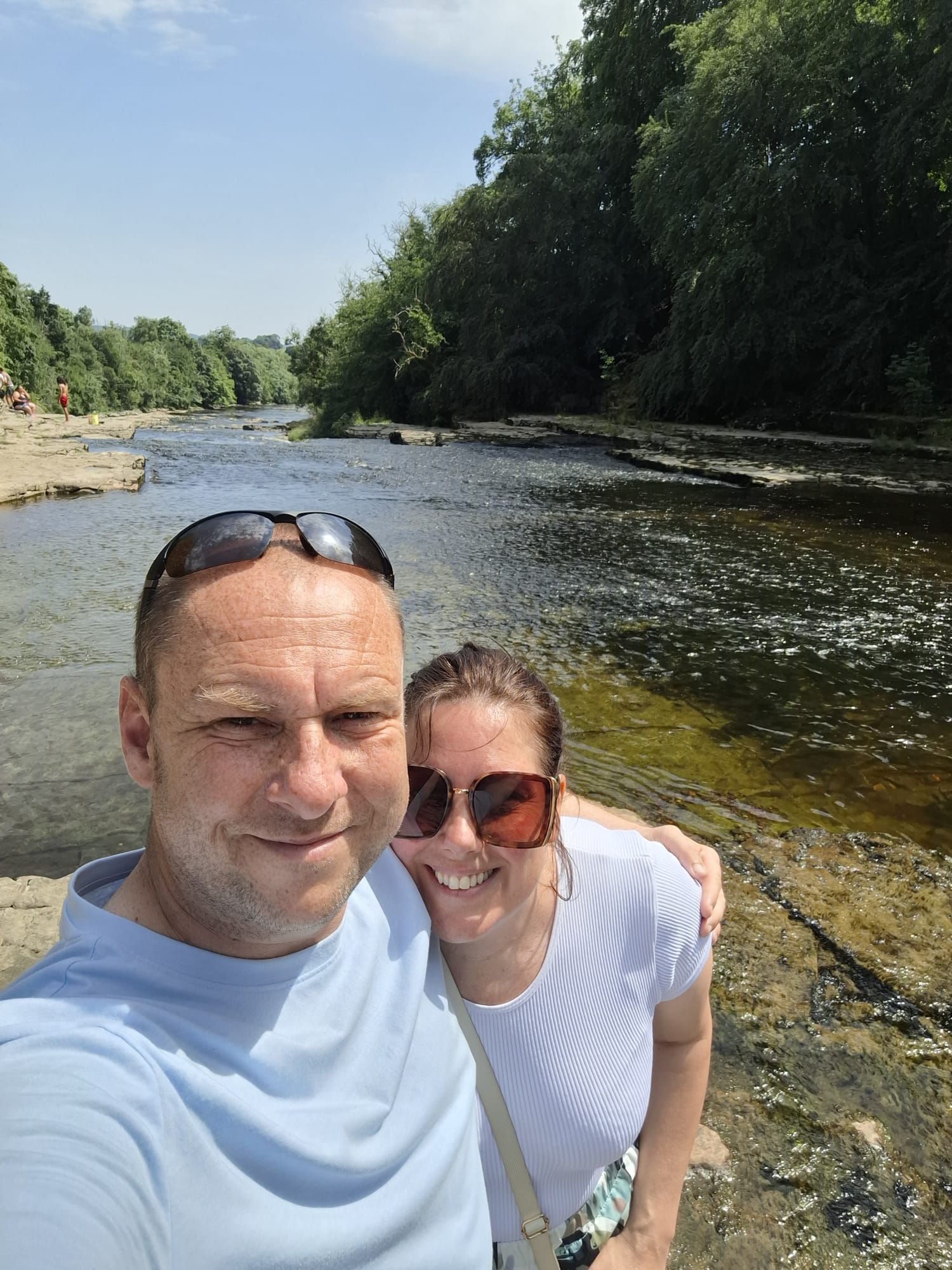 Aysgarth Falls from the path