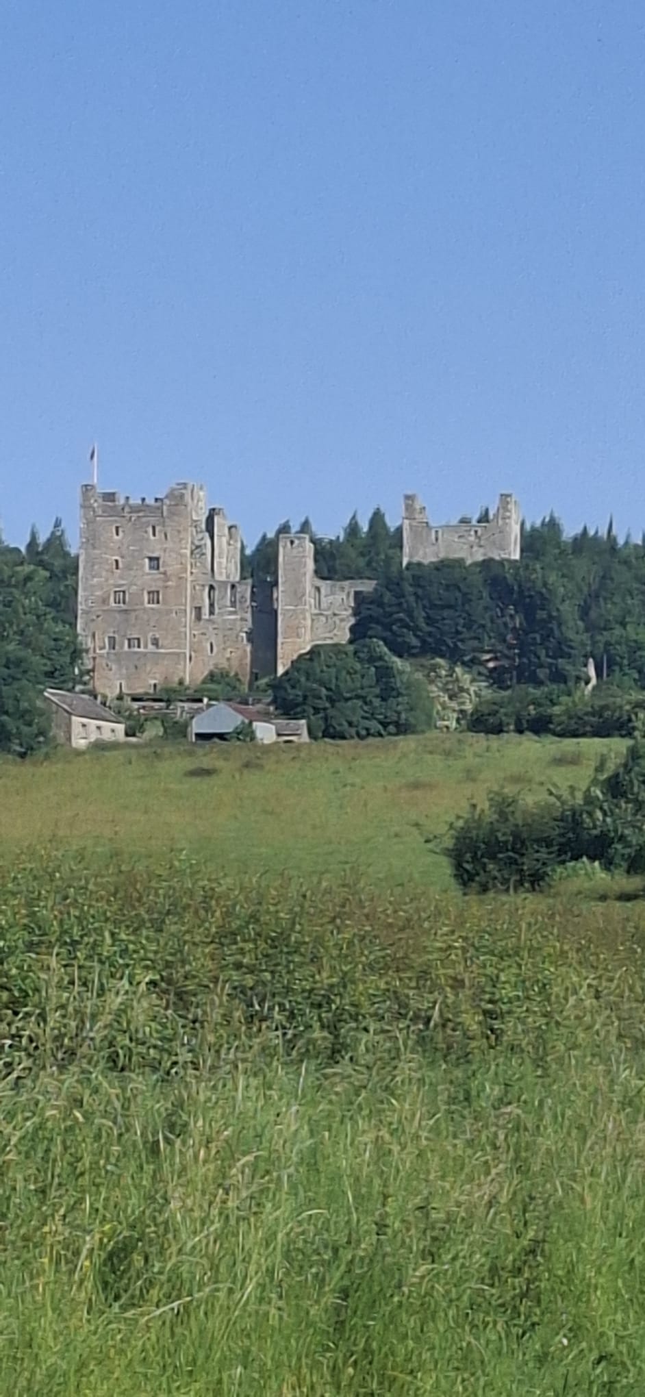 Bolton Castle courtyard